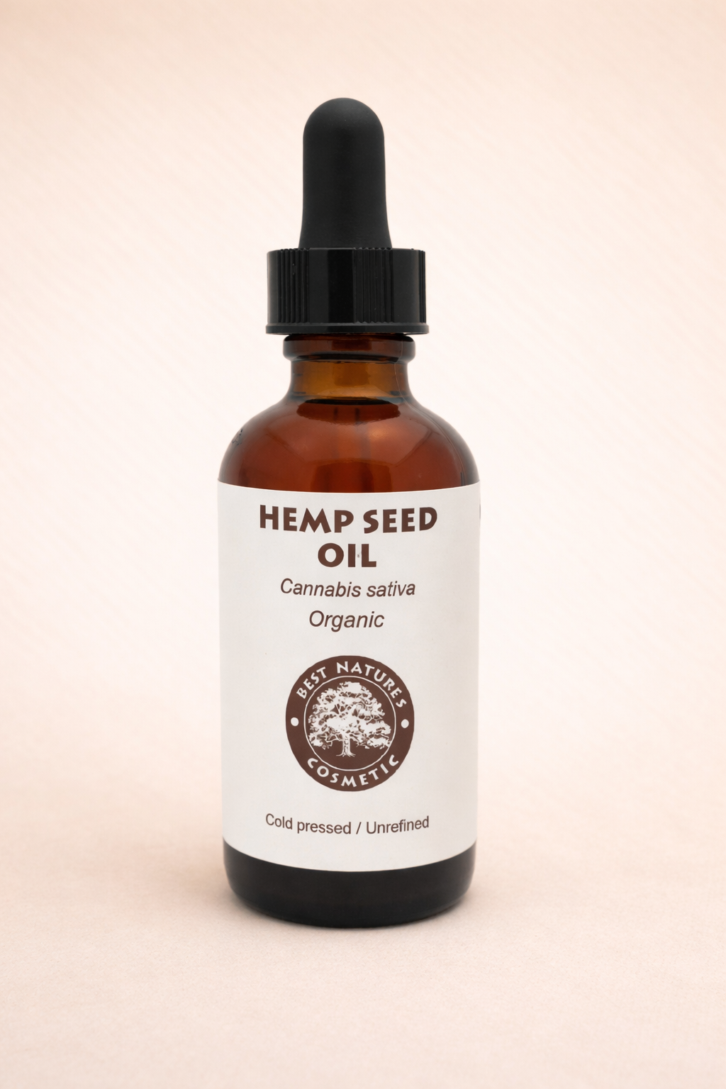 Kontrolliert angebautes Hanfsamenöl, kaltgepresst, unraffiniert – für Haut, Haar & Wohlbefinden
